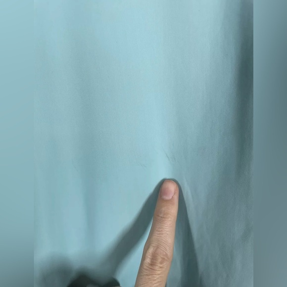 H P 🎉❣️NWT IC Collection Connie K Pleat Tunic Long Sleeve Aquamarine - Picture 12 of 12